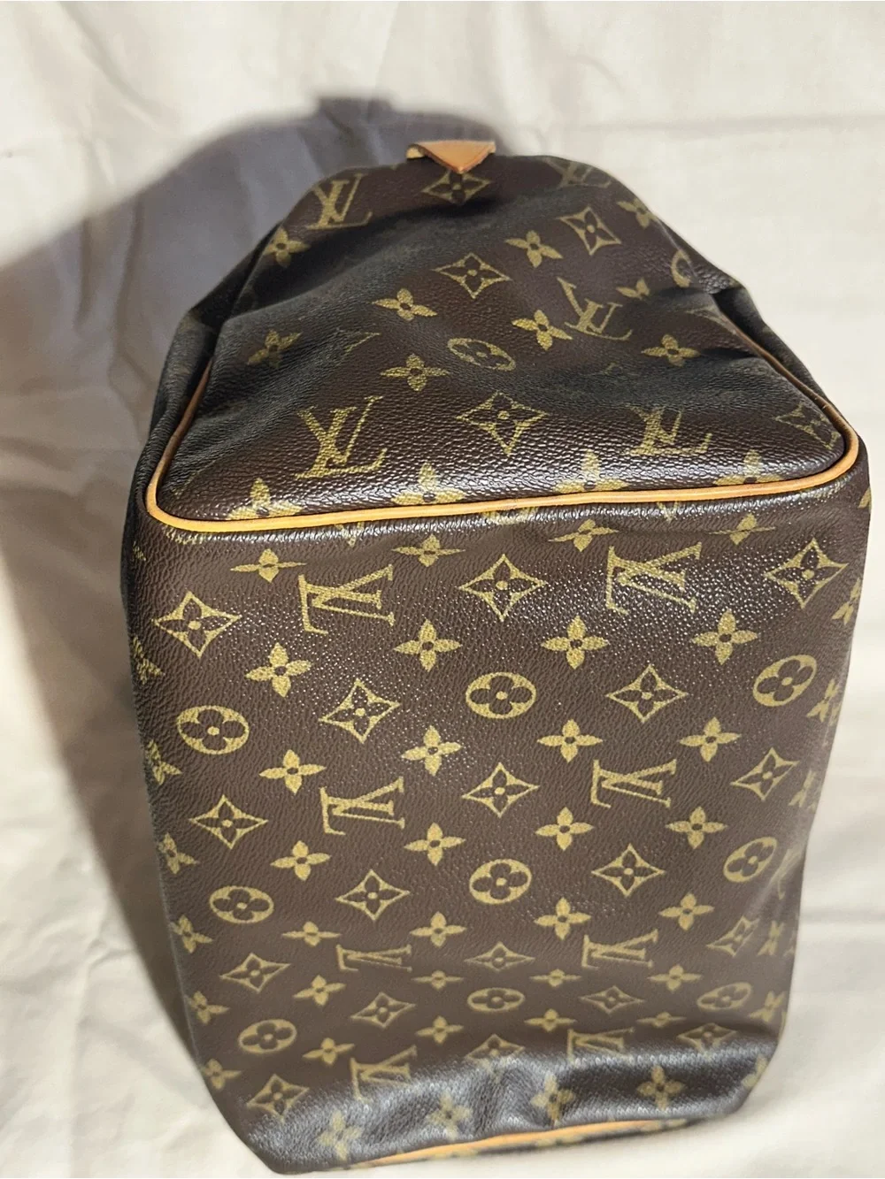 Louis Vuitton Monogram Speedy 30 Satchel in Brown and Tan
